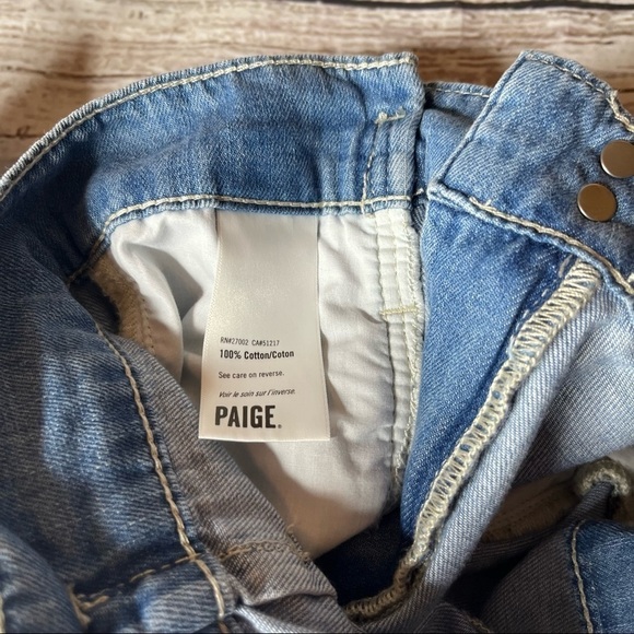 NWT Paige Nellie Self Belt Seaming Madison Jeans Size 28 - Picture 4 of 8
